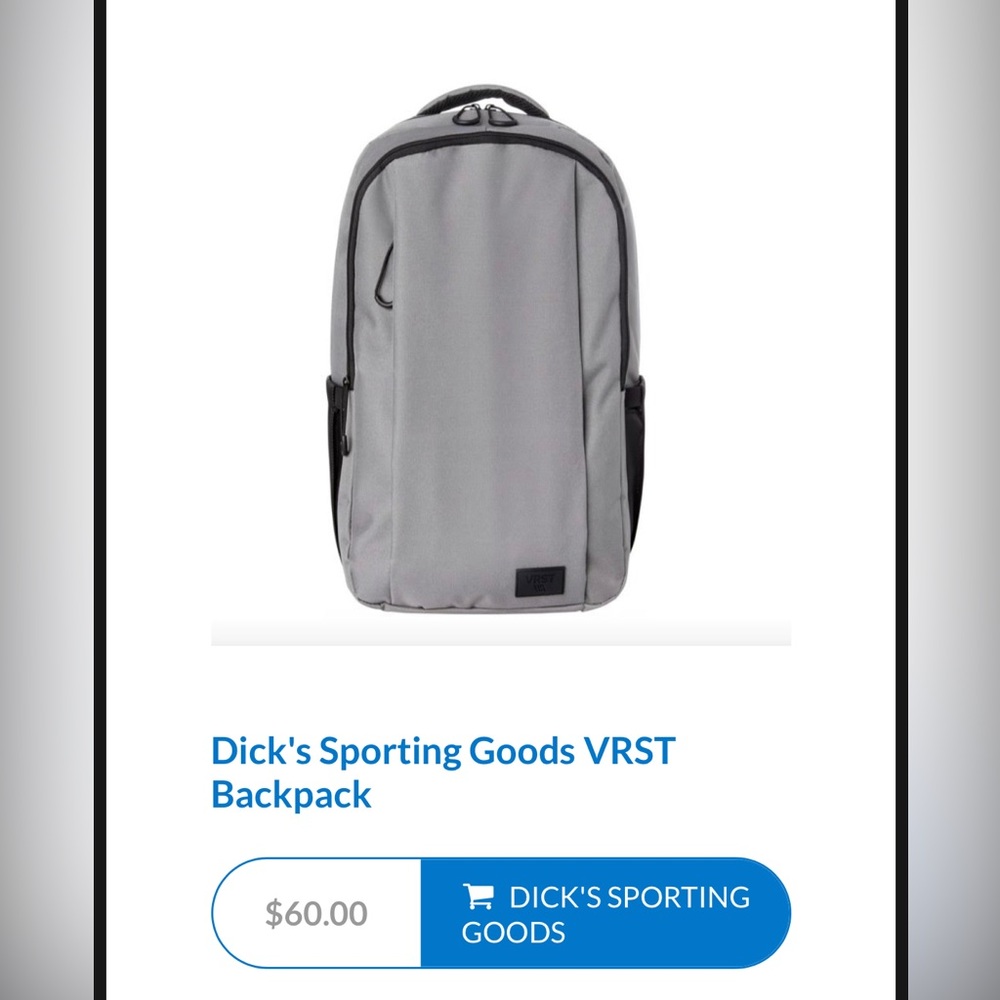 VEST $60 backpack